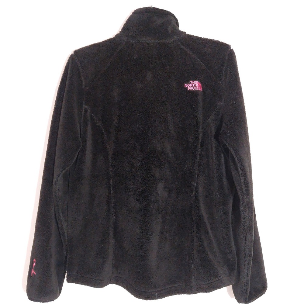 The North Face Women's Pink Ribbon Osito Fleece Jacket Size M Black - Picture 9 of 14
